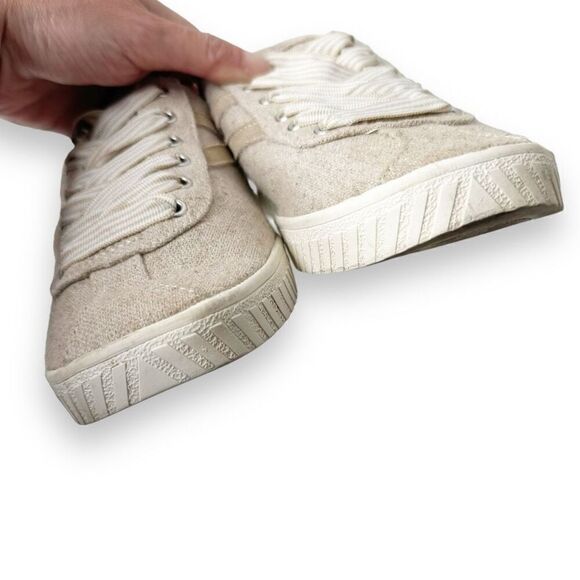 Tretorn Cam Slip-On Backless Canvas Sneakers in Natural Sand Women’s Size 9 - Picture 7 of 12